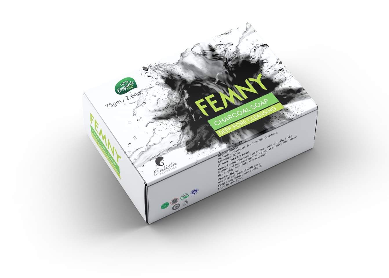 Femny charcoal soap